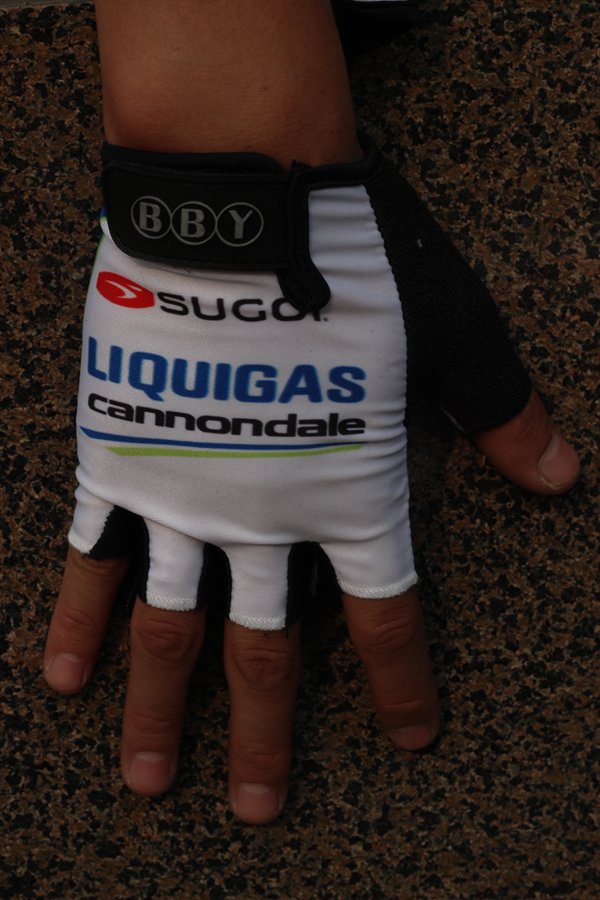 Handschoenen Liquigas 2011 wit